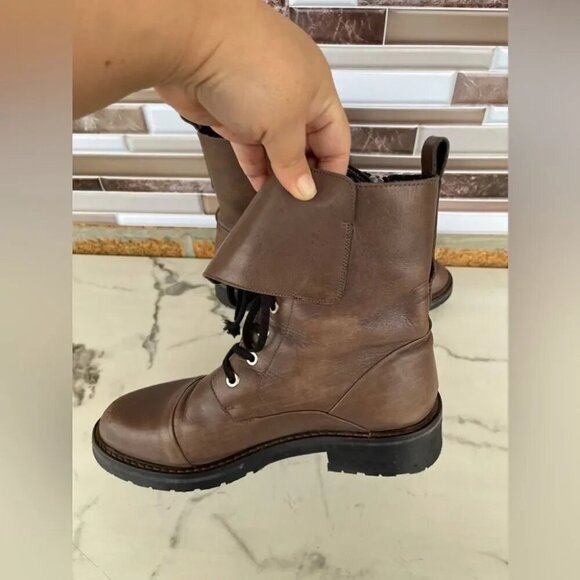 ALLSAINTS Daria Cuffed Combat Boot 39/8.5 - Picture 12 of 14